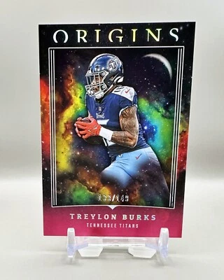 2023 Panini Origins Football #96 (Red) TREYLON BURKS [133/149] - Image 1 of 2