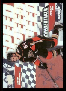 2022-23 Upper Deck Credentials Speed of the Game Rookies #SGR18 Jacob Perreault - Picture 1 of 2