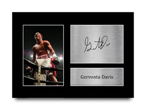 Gervonta Davis A4 Boxing Gift Idea Signed Autograph Photo Prints to Boxer Fans - Picture 1 of 17