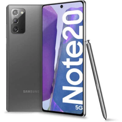 Samsung Galaxy Note 20 5G N981U 128GB Factory Unlocked Smartphone Open Box Grey - Image 1 of 4