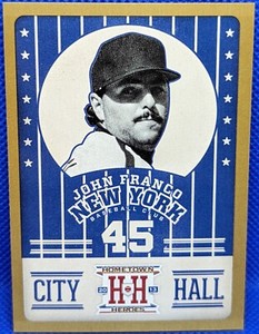 JOHN FRANCO 2013 Panini Hometown Heroes "City Hall" GOLD #CH6 New York METS