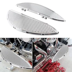 Tablero de piso estirado para conductor cromado para Harley Electra Glide Road King - Imagen 1 de 12