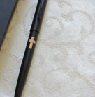 CHRISTIAN CROSS engraved on MATTE BLACK Fisher Space Pen boxed-M4B