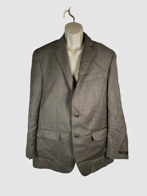 Tasso Elba Men's Gray Wool Two-Piece Suit Tuxedo Size 42L/36W - Image 1 of 4