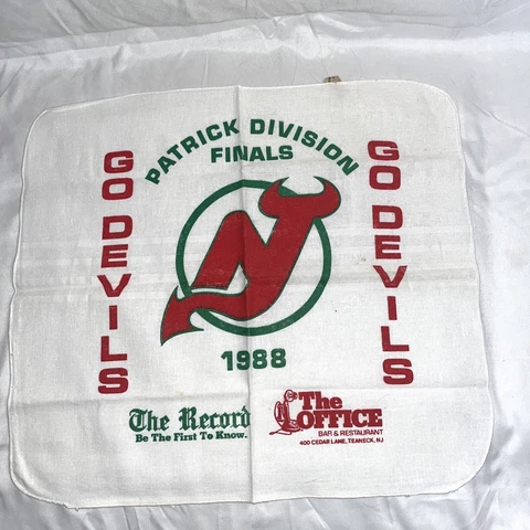 New Jersey Devils Towel 1988 Patrick Division Finals NHL National Hockey League Cover