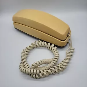 Vintage Gold Cream Conair PR5001 Big Button Wired Princess Phone Tested Working - Picture 1 of 8