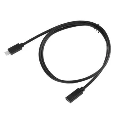 USB-C 3.1 Male to Female Fast Charging Data Extender Extension Cable 1m - Image 1 of 4