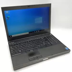 Dell Precision M4800 15.6" I7-4710MQ 2.50 GHZ 16GB RAM 256 GB SSD Windows 10 - Picture 1 of 8