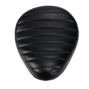 Motorcycle Solo Seat Black Fits For Harley Sportster Bobber Custom Universal SU - Picture 1 of 6