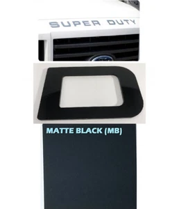 Matte Black Premium Hood Grille ABS Letters 2008-2016 Ford F250 Super Duty - Picture 1 of 1