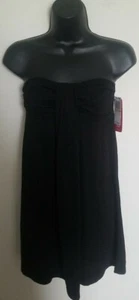 Hula Honey Black Strapless Swim Cover Up Size Small New with Tags - Picture 1 of 2