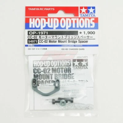 Tamiya 54971 RC CC-02 Motor Montaje Puente Espaciador CC02 Hop Up Piezas OP1971 Foto 1 de 3