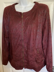 Notations Size Large Lightweight Zippered Jacket/Top - Picture 1 of 16