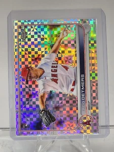 2022 Topps Chrome X-Fractor #79 Reid Detmers RC Los Angeles Angels - Picture 1 of 2