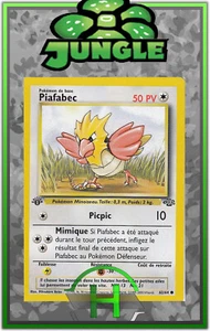Piafabec 1ère Édition - Jungle - 62/64 - Carte Pokémon Française - Picture 1 of 1