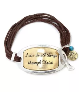 Pulsera Cambiadora I Can Do All Things Through Christ, Who Strengthens Me 707 - Imagen 1 de 1