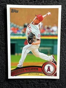 Jered Weaver #75 2011 Topps Baseball Menge Los Angeles Angels - Bild 1 von 3