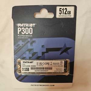 Patriot Memory P300 M.2 Pcie Gen 3 x4 512GB low-power consumption SSD,P300P512GM - Picture 1 of 2