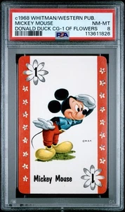 1968 Whitman Publishing Mickey Mouse 1 Of Flowers Mint PSA 8 Pop 1 Disney - Picture 1 of 3