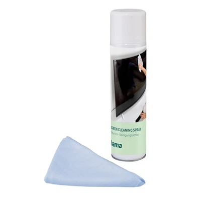 Hama Schaumreiniger 400ml Spray Bildschirm Reiniger + Mikrofasertuch LCD Monitor - Bild 1 von 4