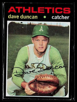 1971 Topps SET-BREAK #178 Dave Duncan EX or Better, (HUCK'S) - Image 1 of 2