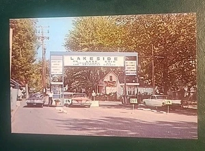 Vtg Post Card - " MAIN ENTRANCE- LAKESIDE, OH" - 3.5"x5.5" - Not Posted - Picture 1 of 5