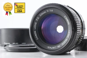 [COMO NUEVO con Capucha] Canon Nuevo Lente FD NFD 50mm F/1.4 Para AE-1 A-1 F-1 De JAPÓN - Imagen 1 de 11