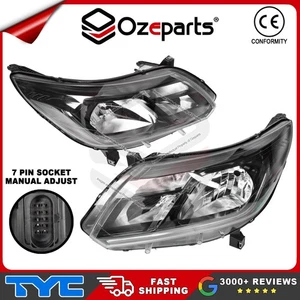 Set Pair LH+RH Head Light Front Lamp For Holden Colorado RG 2016~2020 LT LS LS-X - Picture 1 of 6