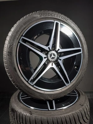 4 Winterräder 225/45 255/40R18 Mercedes C Klasse W206 18" AMG Alufelgen - Bild 1 von 4
