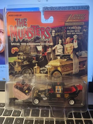 Johnny Lightning 1999 Halloween Edition Munsters Koach White Lightnings - Image 1 of 4