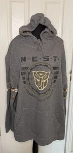 Sudadera con capucha gris Universal Transformers N.E.S.T Global Alliance 3XL - Imagen 1 de 7