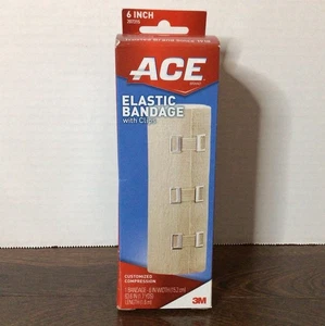 ACE Elastic Bandage with Clips: 6 in. width (Beige) 63.3” Customized Compression - Bild 1 von 5