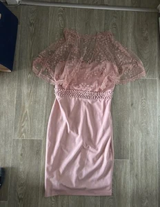 Brautjungfern Kleid Rosa Kleid Sommer Spitze m - Bild 1 von 3