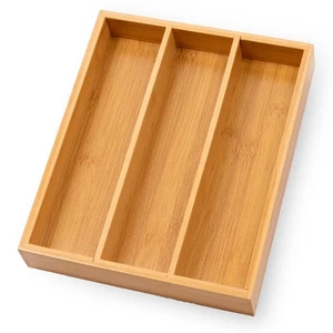 Silberbesteck Organizer Bambus Küche Schublade Organizer Küchenutensilien Organizer - Bild 1 von 7
