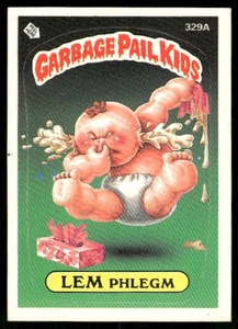 1987 Topps Garbage Pail Kids Series 8 #329a Lem Phlegm - Picture 1 of 2