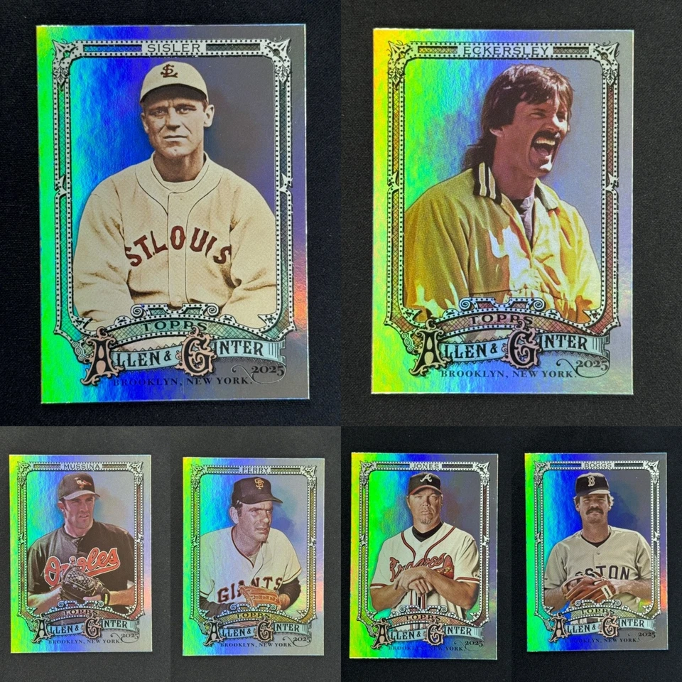 Lámina arco iris retrato plateado Topps Allen & Ginter 2025 - Elige tu tarjeta Foto 1 de 1