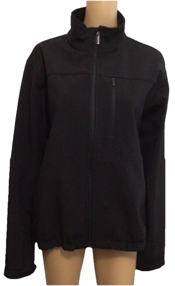 Tumi Women’s Jacket Fleece Sz M  Full Zip Black Color - Изображение 1 из 4