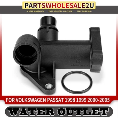 Brida de salida de refrigerante del motor para VW Volkswagen Passat 1998 1999 2000-2005 1,8 L Foto 1 de 4