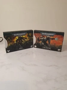 Tarjetas índice Games Workshop Warhammer 40k Chaos Space Marines Orks & Tau Empire - Imagen 1 de 12