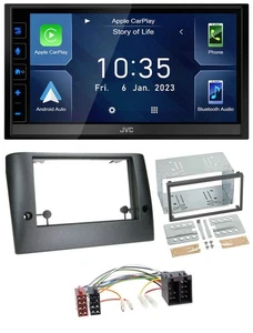 JVC DAB Bluetooth MP3 USB 2DIN Autoradio für Fiat Stilo (ab 2005) - Bild 1 von 10
