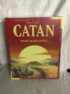 New Sealed Settlers of CATAN Trade Build Settle Board Game CN3071 Klaus Teuber - Picture 1 of 5