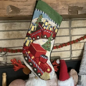 Wool Lands End Nadelspitze Weihnachten grün Weihnachtsbaum Zug kein Mono - Bild 1 von 2