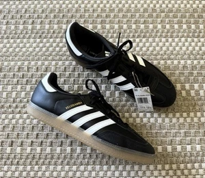 new ADIDAS Velosamba Vegan Cycling Shoes Sneakers - men’s 11.5 - Black / Gum - Picture 1 of 10