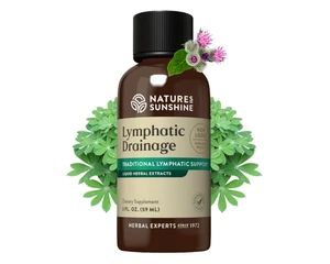 Natures Sunshine Lymphatic Drainage Supplement - Lymph System Support 2oz/59ml - Imagen 1 de 10