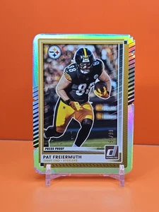 🟡⚫️🟡 2025 DONRUSS PAT FREIERMUTH #227 PRUEBA DE PRENSA PLATA TROQUELADA 58/99 ⚫️🟡⚫️ - Imagen 1 de 3