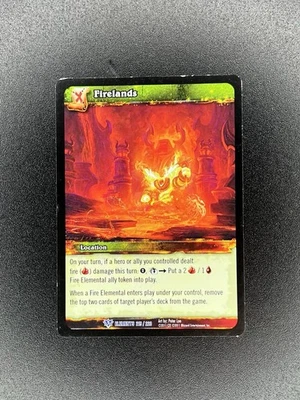 Firelands 219/220 World of Warcraft TCG: War of the Elements - Image 1 of 2