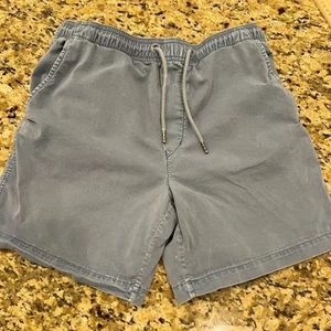 American Eagle men’s size small, fits teen L or XL better in blue chambray short - Picture 1 of 6
