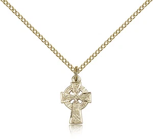 Gold Filled Cross Necklace For Women On 18 Chain - 30 Day Money Back Guarantee - Picture 1 of 1