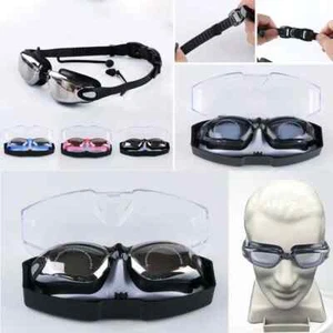 Nearsighted Swimming Goggles Optical Myopia Diopter Prescription UV Swim Glasses - Picture 1 of 6