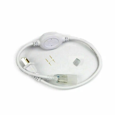 Power Cord Connector Line for W13mm x H6.5mm SMD5050 LED Neon Rope Lights - Image 1 of 4